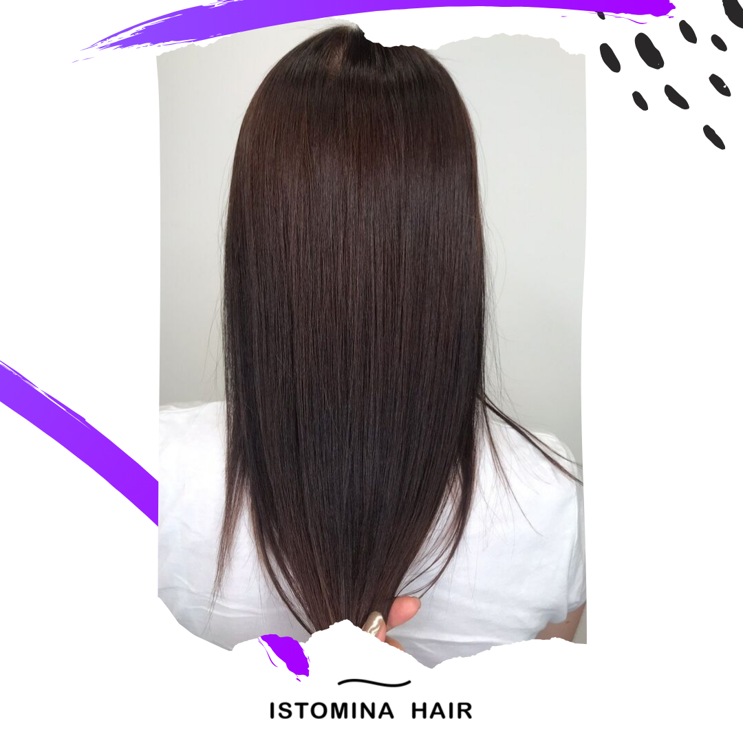 Шоколадний колір волосся брюнет коричневий, фото - Перукар-колорист Лілія Істомина