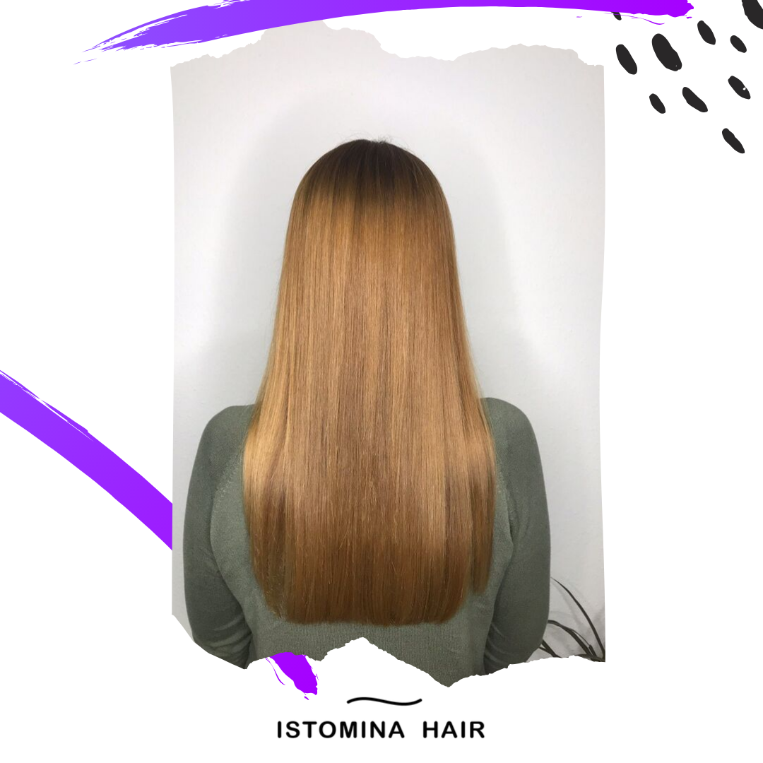 Русявий колір волосся рудий карамельний, фото - Перукар-колорист Лілія Істомина