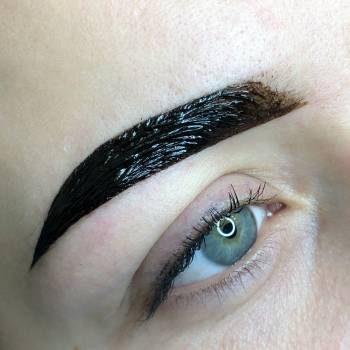 Выкладка красителя 