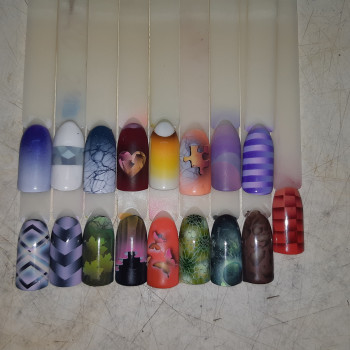 Дизайны воздушная кисть