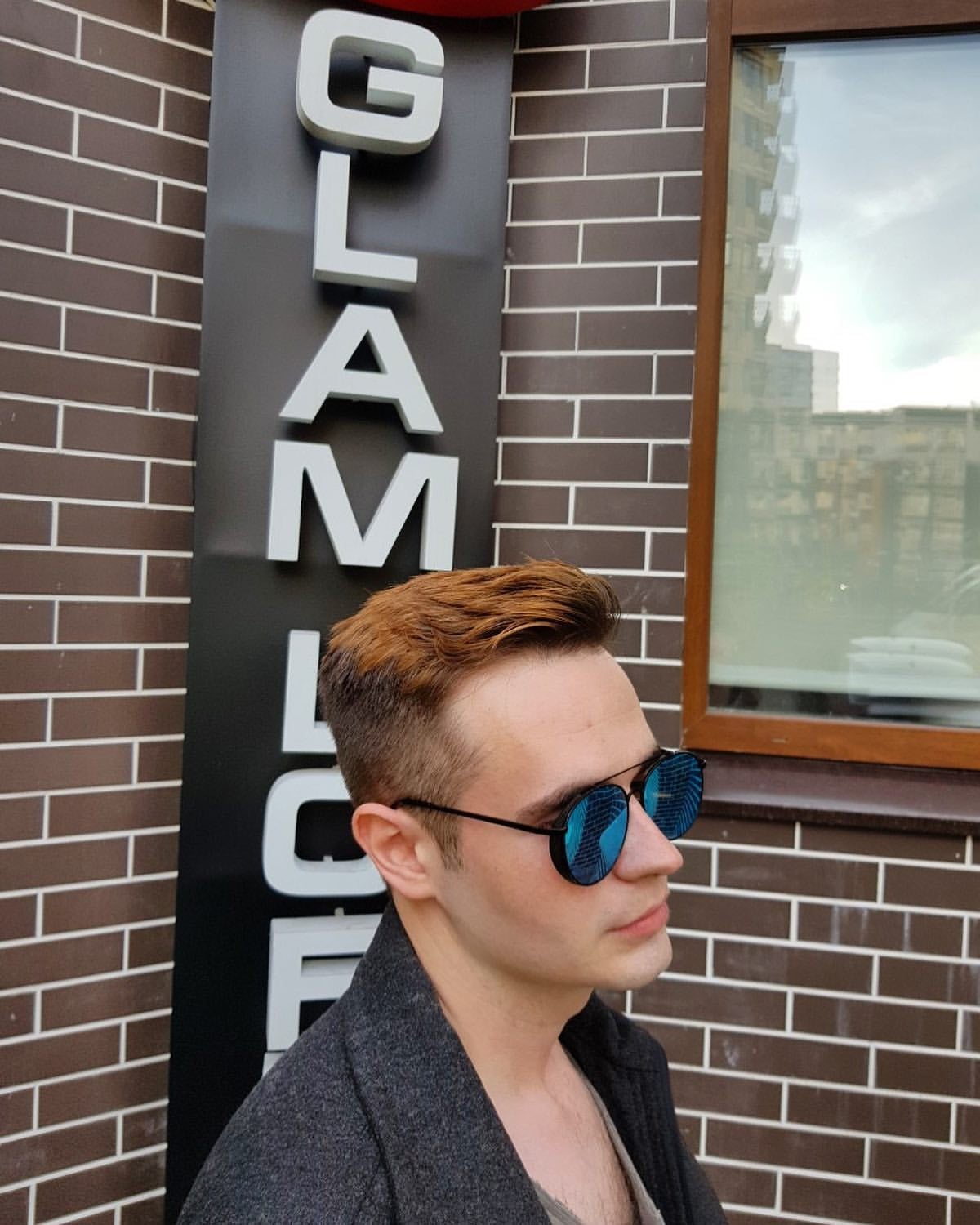 Чоловіча стрижка на коротке волосся фейд, фото - Студія краси Glam Loft