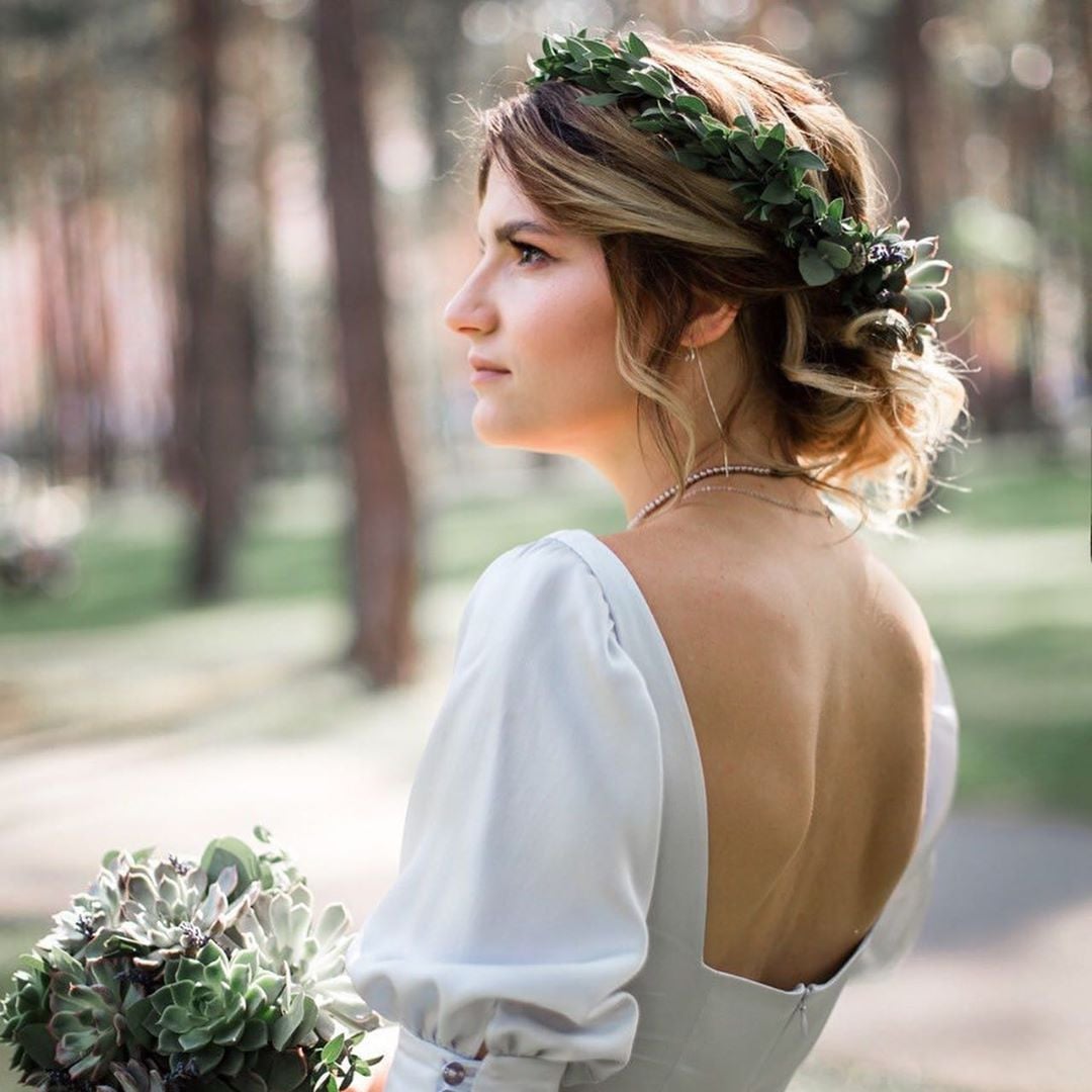 Фотосесія на природі весільна з букетом, фото - Студія краси Gallery of Beauty