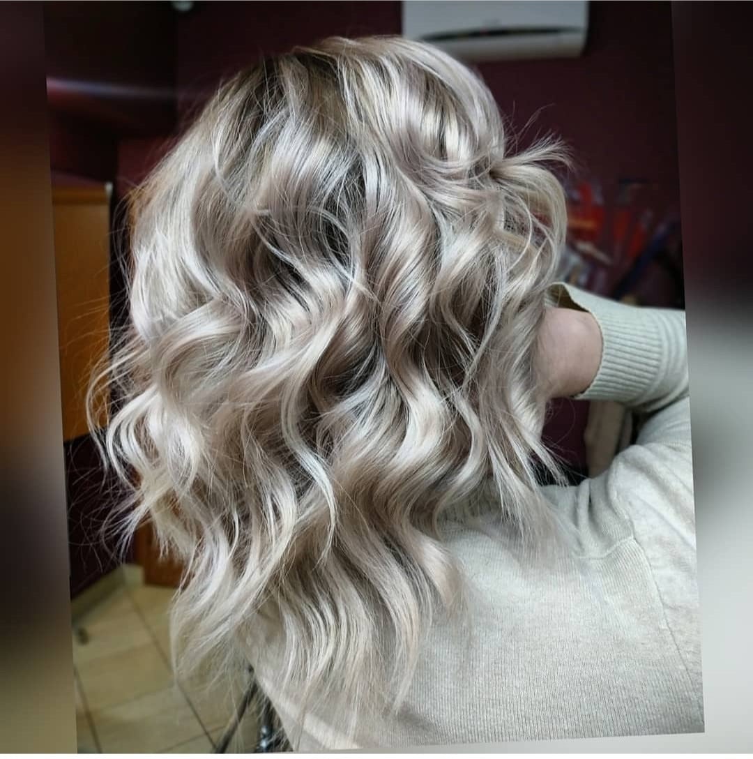 Air touch холодный блонд, фото - Перукар Евгения