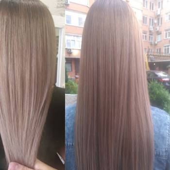 Блонд платиновий перловий, фото - Перукар Таня Голомолзина