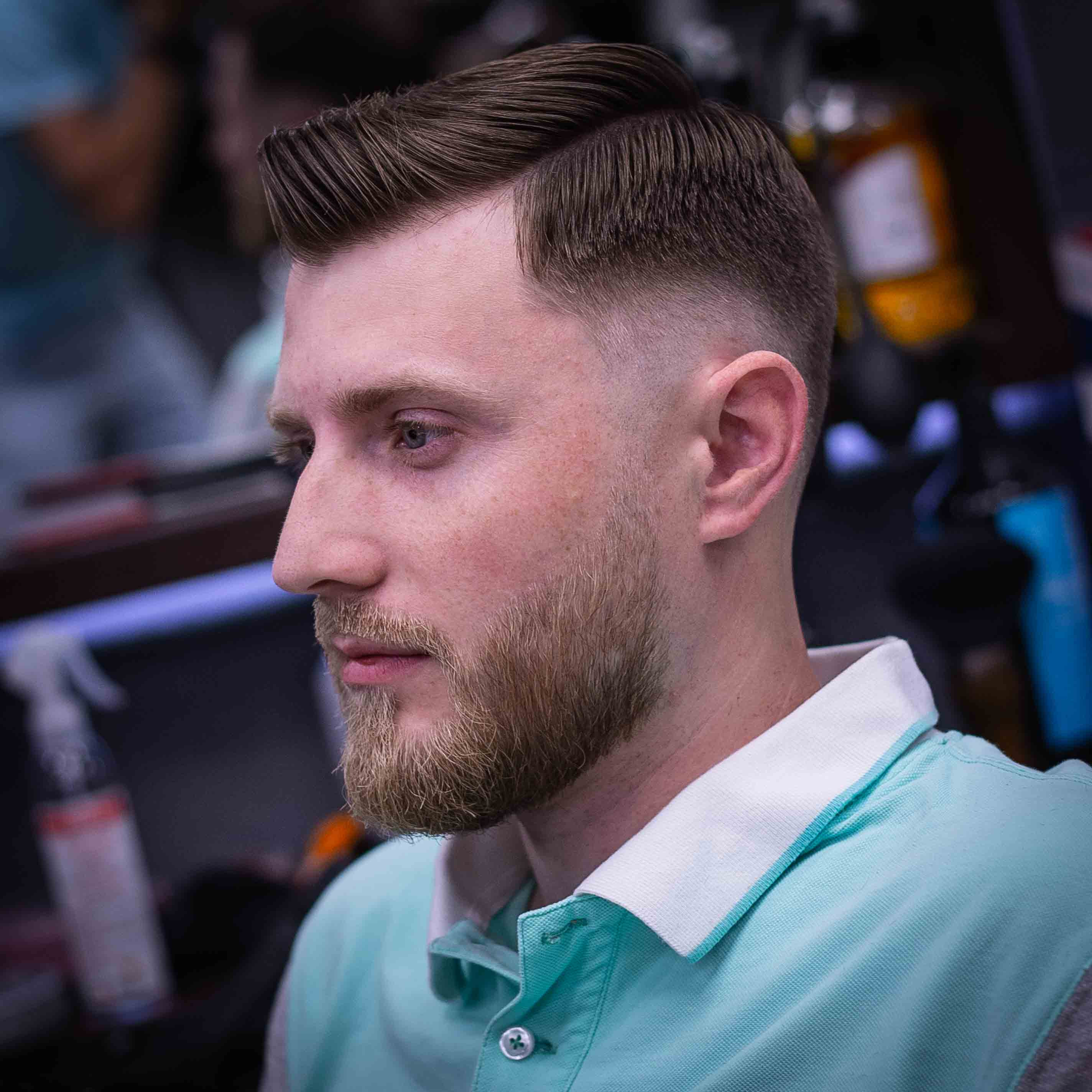 Стрижка фейд, фото -  DIKIY Barbershop