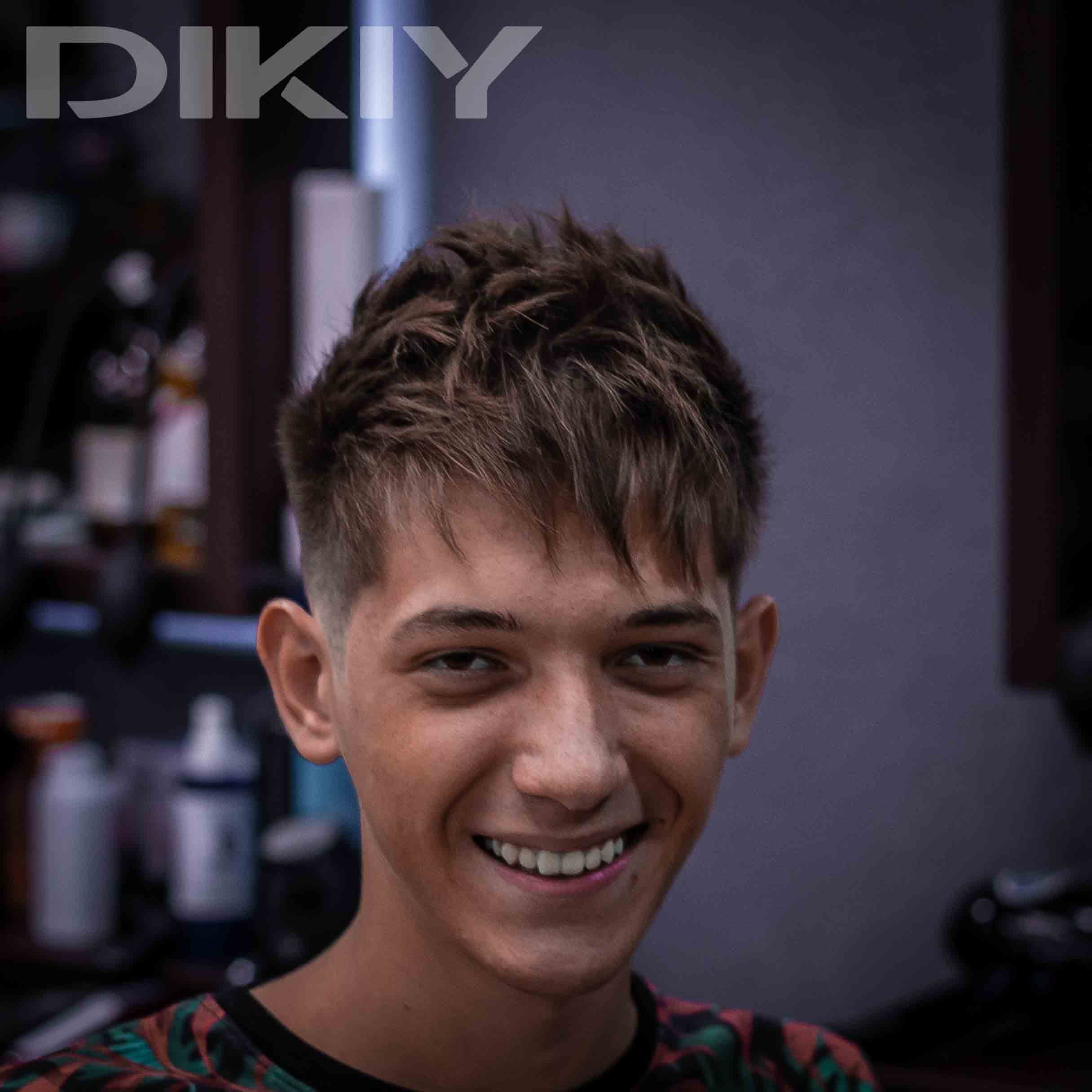 Мужская стрижка кроп фейд, фото -  DIKIY Barbershop