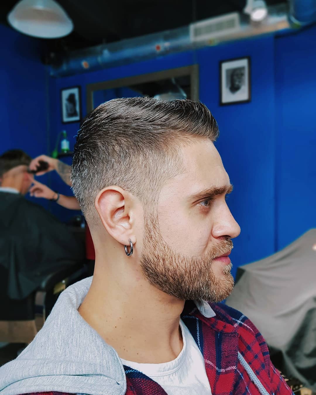 Мужская стрижка фейд андеркат, фото - Барбершоп Uppercut Barbershop