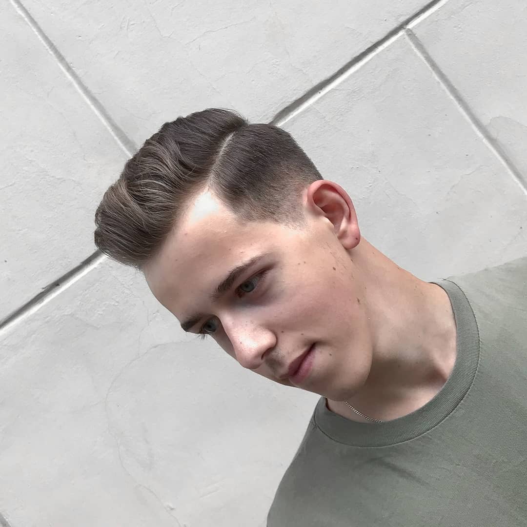 Мужская стрижка фейд андеркат, фото - Барбершоп Uppercut Barbershop