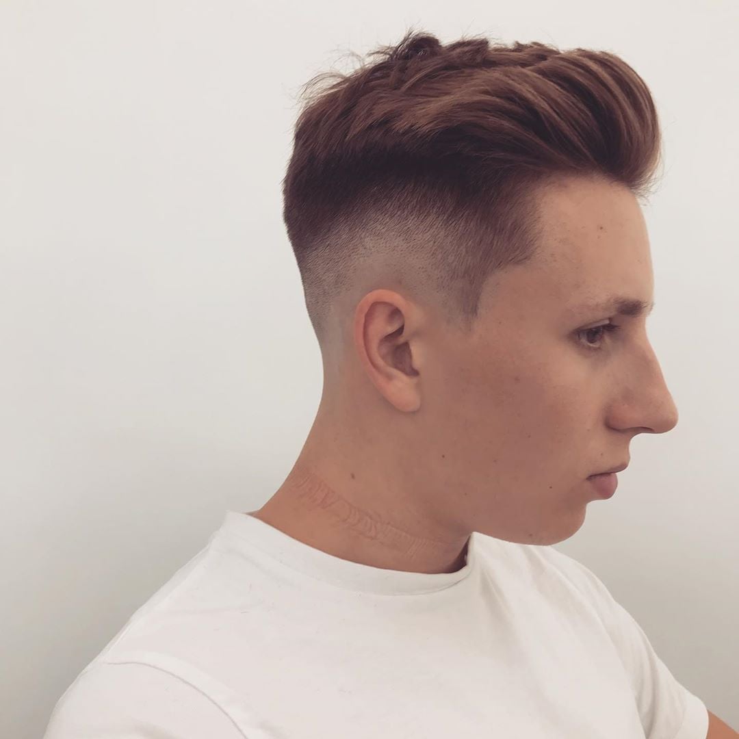 Мужская стрижка фейд андеркат, фото - Барбершоп The KEEN Barbershop