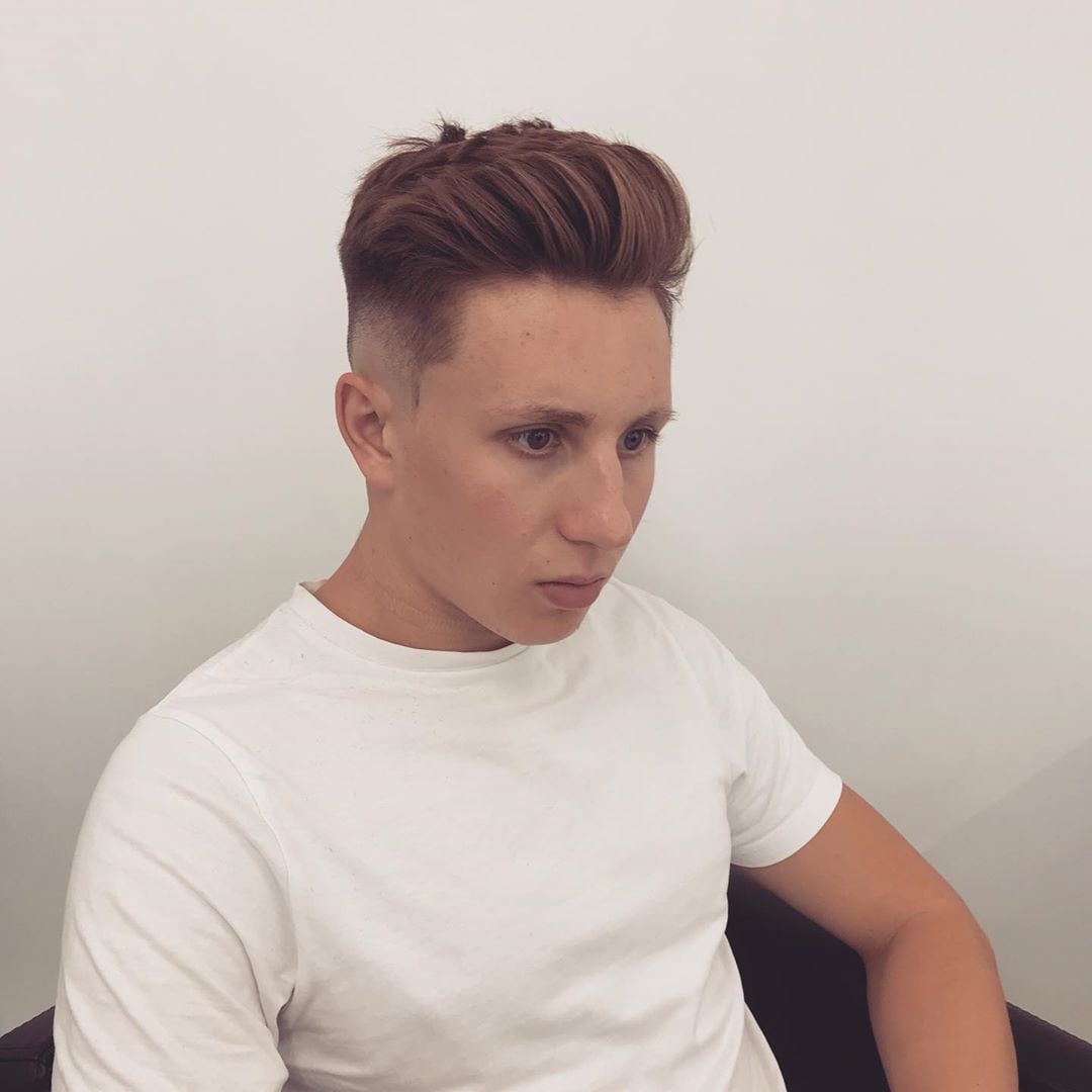 Мужская стрижка фейд модная, фото - Барбершоп The KEEN Barbershop