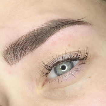 микроблейдинг бровок + ботокс ресничек