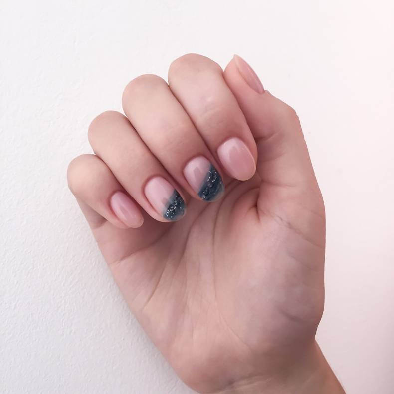 Манікюр на короткі нігті ніжний нюдовий, фото -  PalchikovA