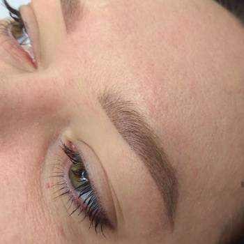 Зажившие брови после одного процедуры