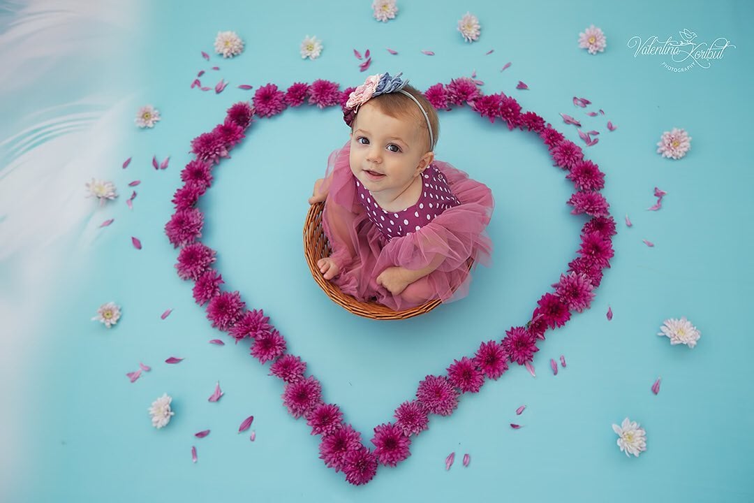 Фотосесія у студії дитяча ніжна, фото - Фотограф Валентина Корибут
