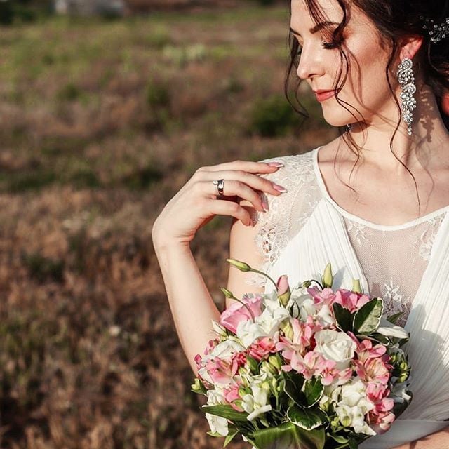 Фотосесія на природі весільна у сукні, фото - Фотограф Яна Липкан