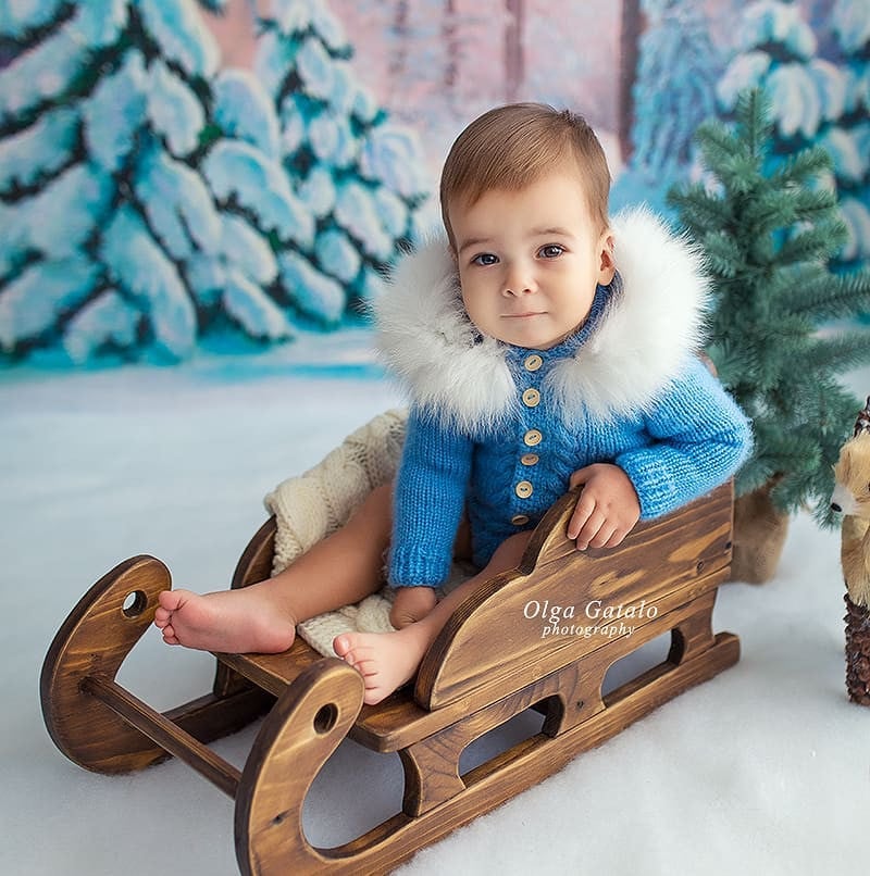 Новорічна фотосесія у студії зимова, фото - Фотограф Ольга Гатало