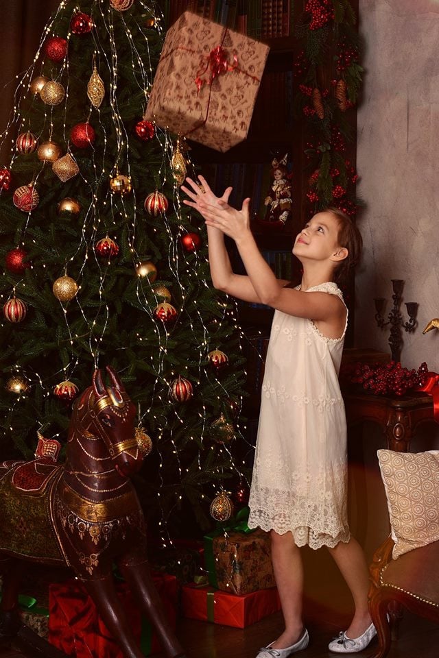 Новорічна фотосесія дитяча вдома, фото - Фотограф Ира Пирогова