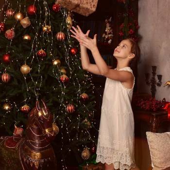 новогодняя фотосессия, детская фотосессия