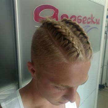 Плетение волос брейды косички, фото - Салон красоты Арабески