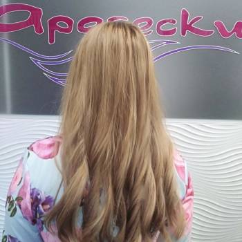 укладка волос, длинные волосы