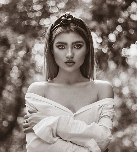 Фотосессия на природе стильная чб, фото - Фотограф Елена Гудемчук