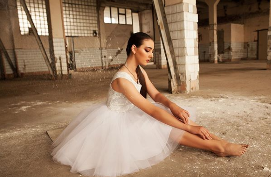 Фотосесія у студії сукні в образі балерини, фото - Фотограф Наталия Сергеевна