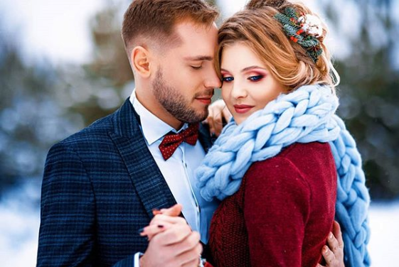 Фотосессия на природе пары зимняя, фото - Фотограф Маргарита Кузьмина