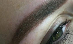 Перманентный макияж бровей, пудровые брови Тату мастер Александр Коберник Киев