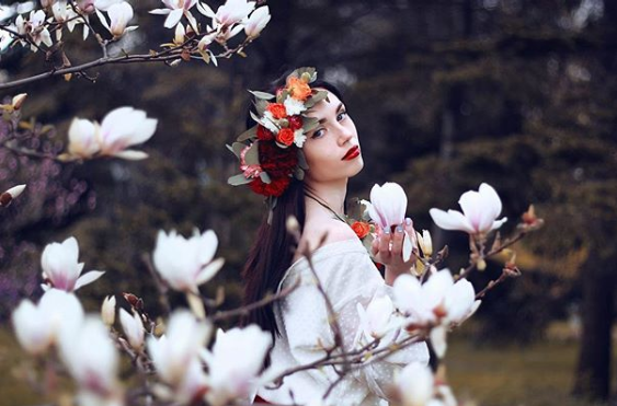 Фотосесія на природі весняна жіночна, фото - Фотограф Юлия Скибина