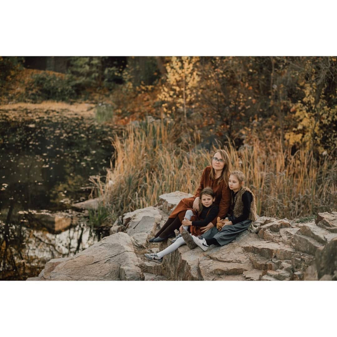 Осенняя фотосессия семейная на природе, фото -  Ольга Анисимова