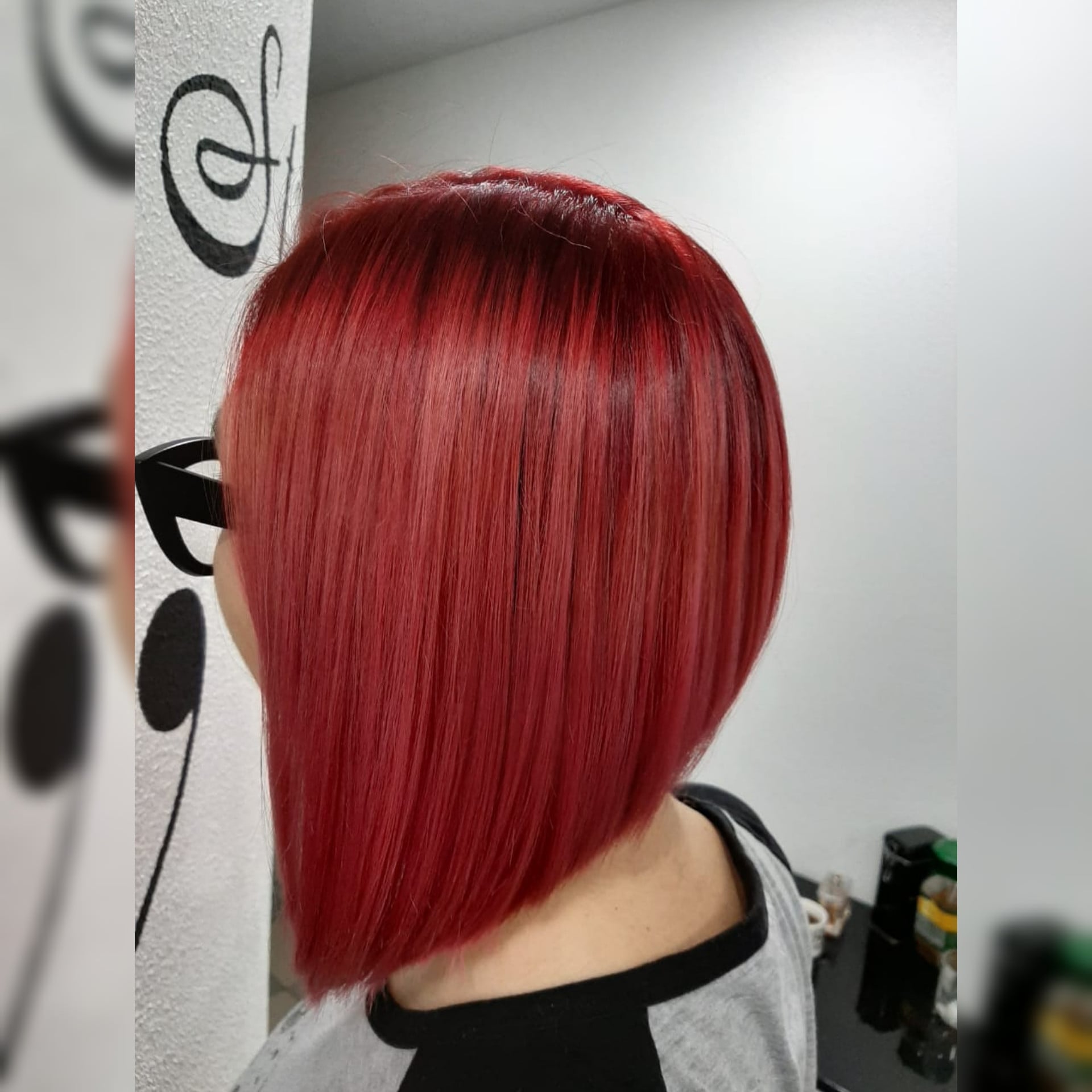 Колорування мідний колір волосся червоний, фото - Салон краси Dazzling Style