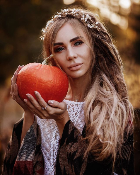 Осіння фотосесія на природі ніжна, фото - Фотограф Екатерина Робитницкая