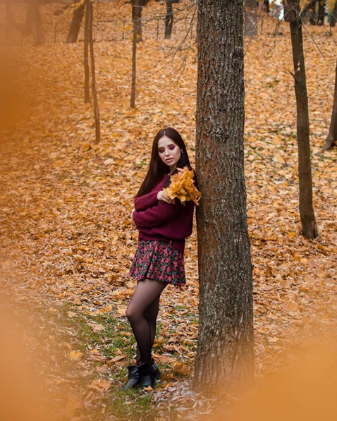 Осіння фотосесія на природі у лісі, фото - Фотограф Анна Карцева