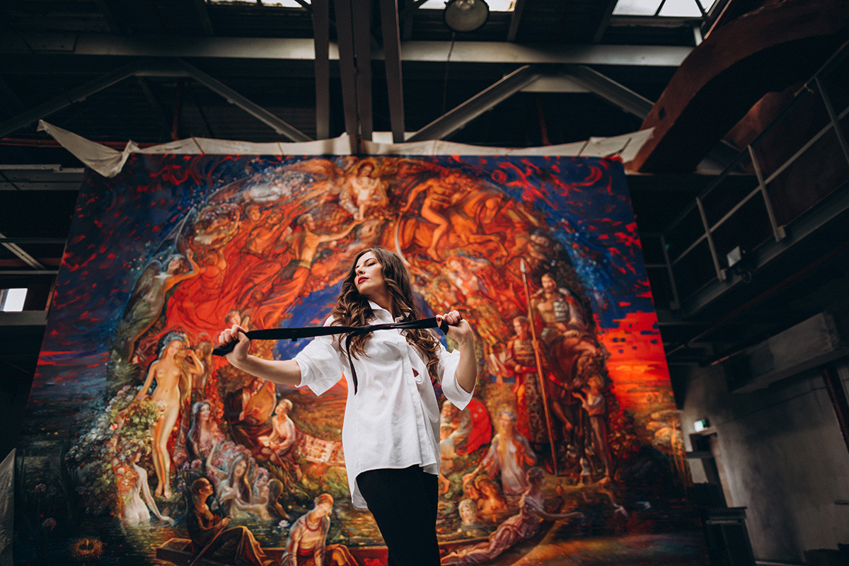 Фотосесія у студії стильна сорочці, фото -  Татьяна Тарасовская