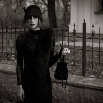 фотосесія в стилі ретро, чб фотосесія