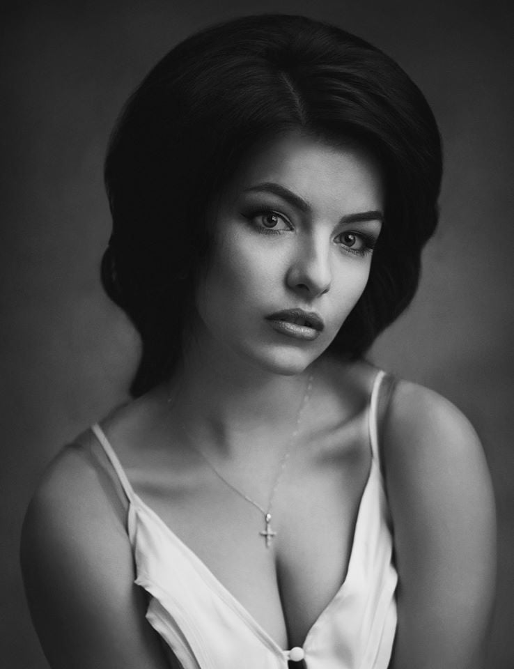 Фотосесія у студії чб портретна, фото -  Александр Жосан