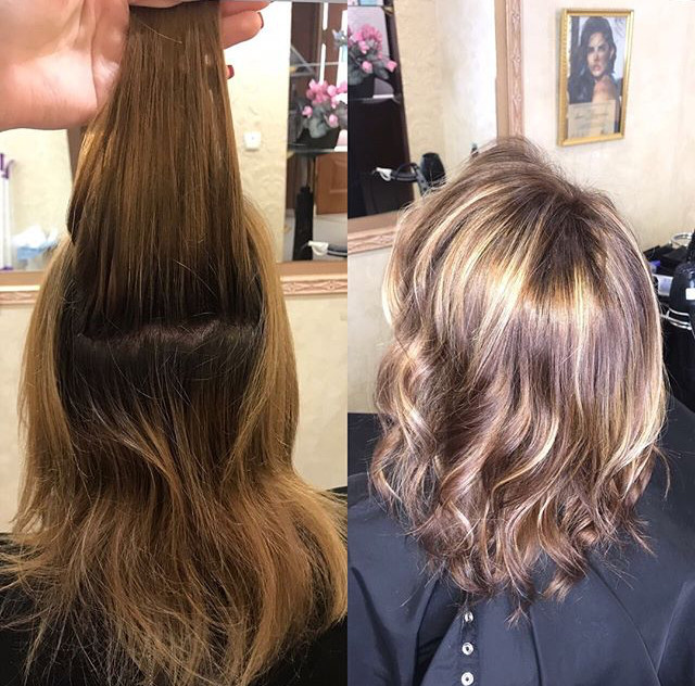 Складне фарбування рельєфне балаяж, фото -  Алькор