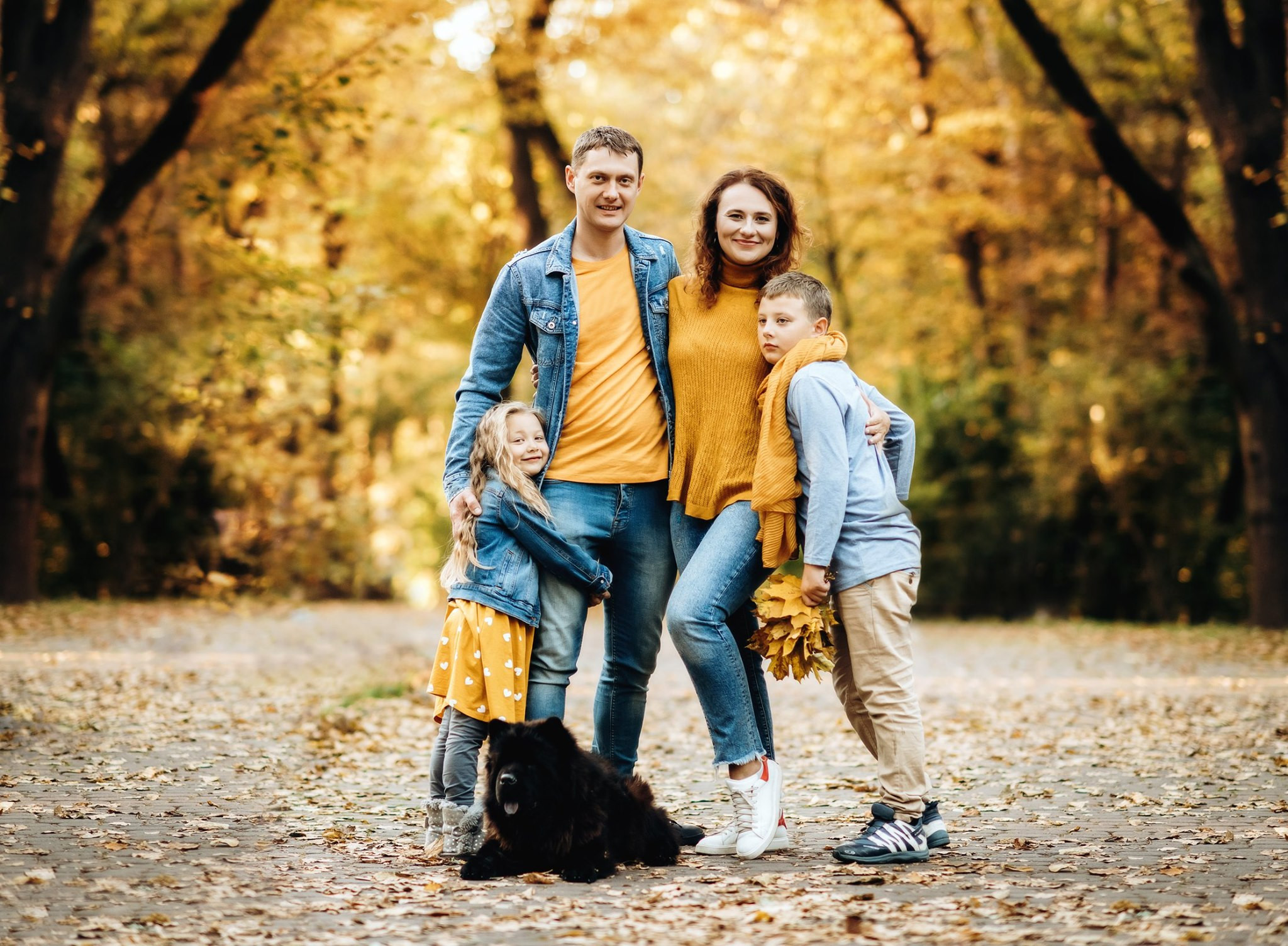 Осіння фотосесія сімейна на природі, фото - Фотограф Альона Смірнова