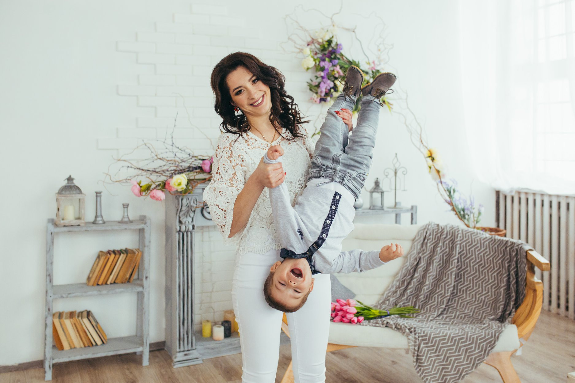 Сімейна фотосесія у студії дитяча, фото - Фотограф Любомир Ворона