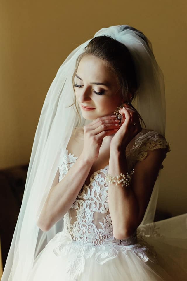 Весільна фотосесія портретна у сукні, фото - Фотограф Ирина Чунис