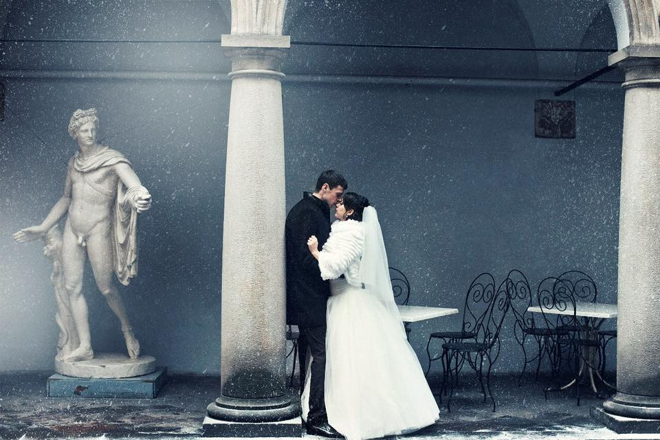 Фотосесія пари зимова весільна, фото - Фотограф Ростислав Ковалевич
