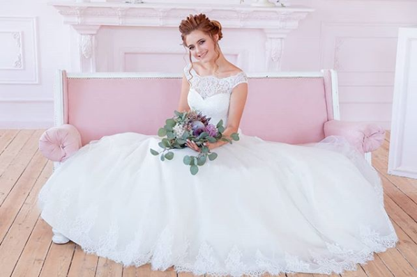Фотосесія у студії весільна ніжна, фото - Фотограф Алёна Яснюк