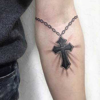 хрест, тату хрест