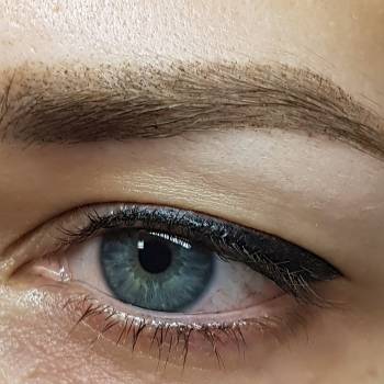 Брови + стрілочка, загоєні