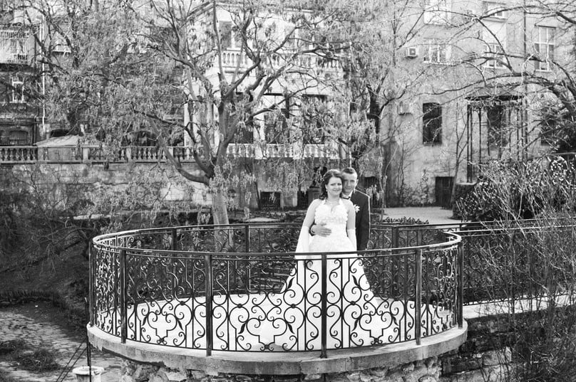 Фотосесія пари весільна чб, фото - Фотограф Екатерина