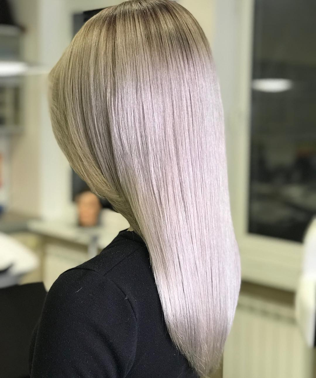 Стрижка на длинные волосы укладка волос блонд, фото -  Blond Bar