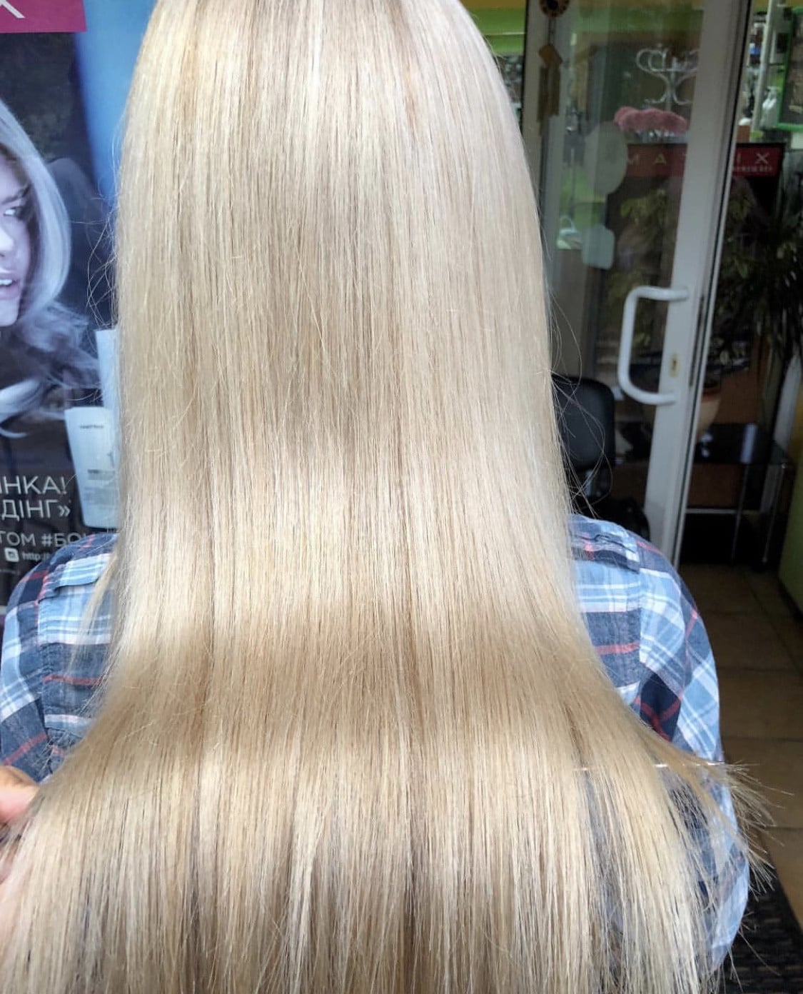 Сложное окрашивание блонд платиновый, фото - Салон красоты Тандем