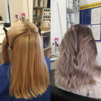 Мелірування, фарбування волосся. Сложное окрашивание волос
                    Перукар Юлия Кривий Ріг