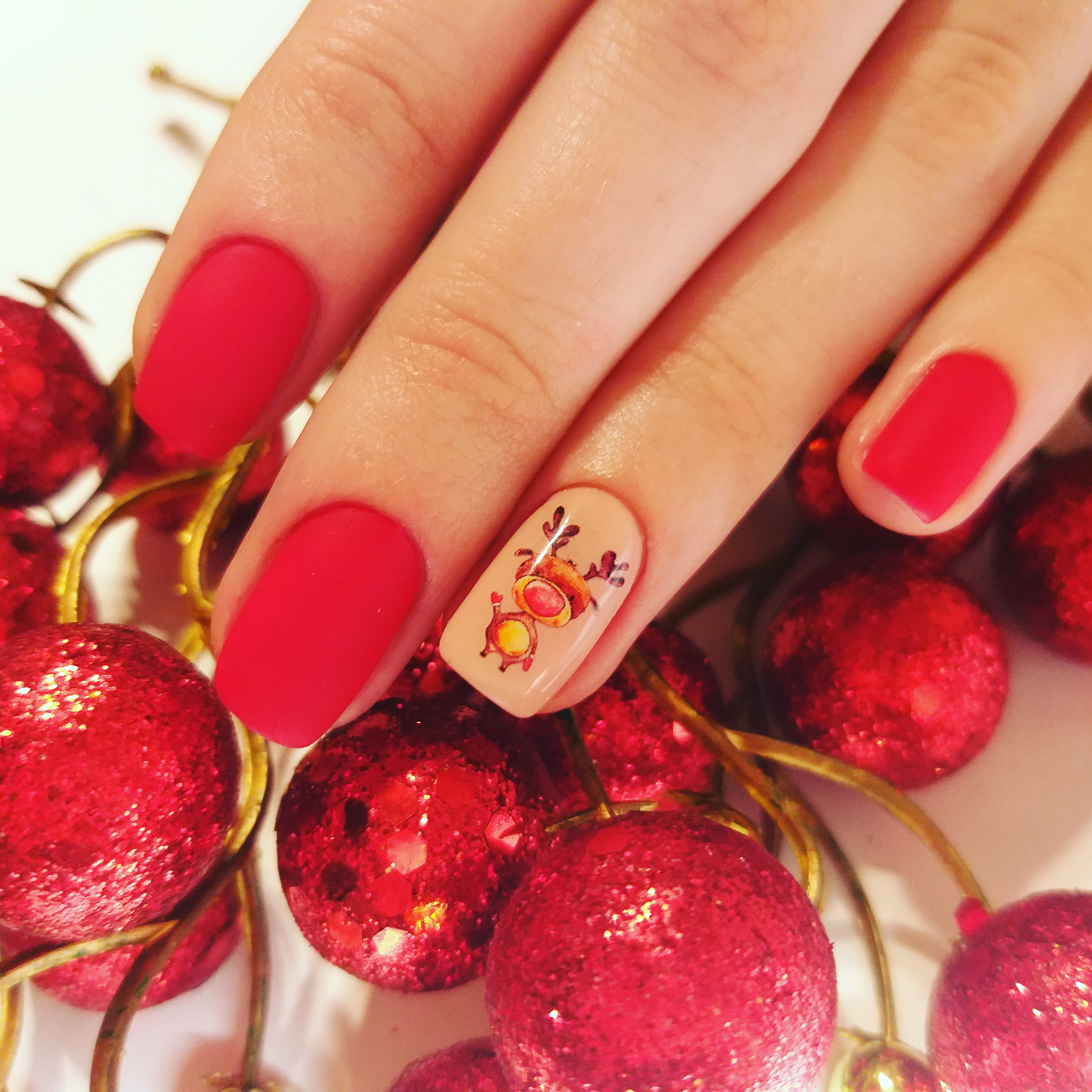 Новорічний манікюр зима для дітей, фото - Майстер манікюру Юлия