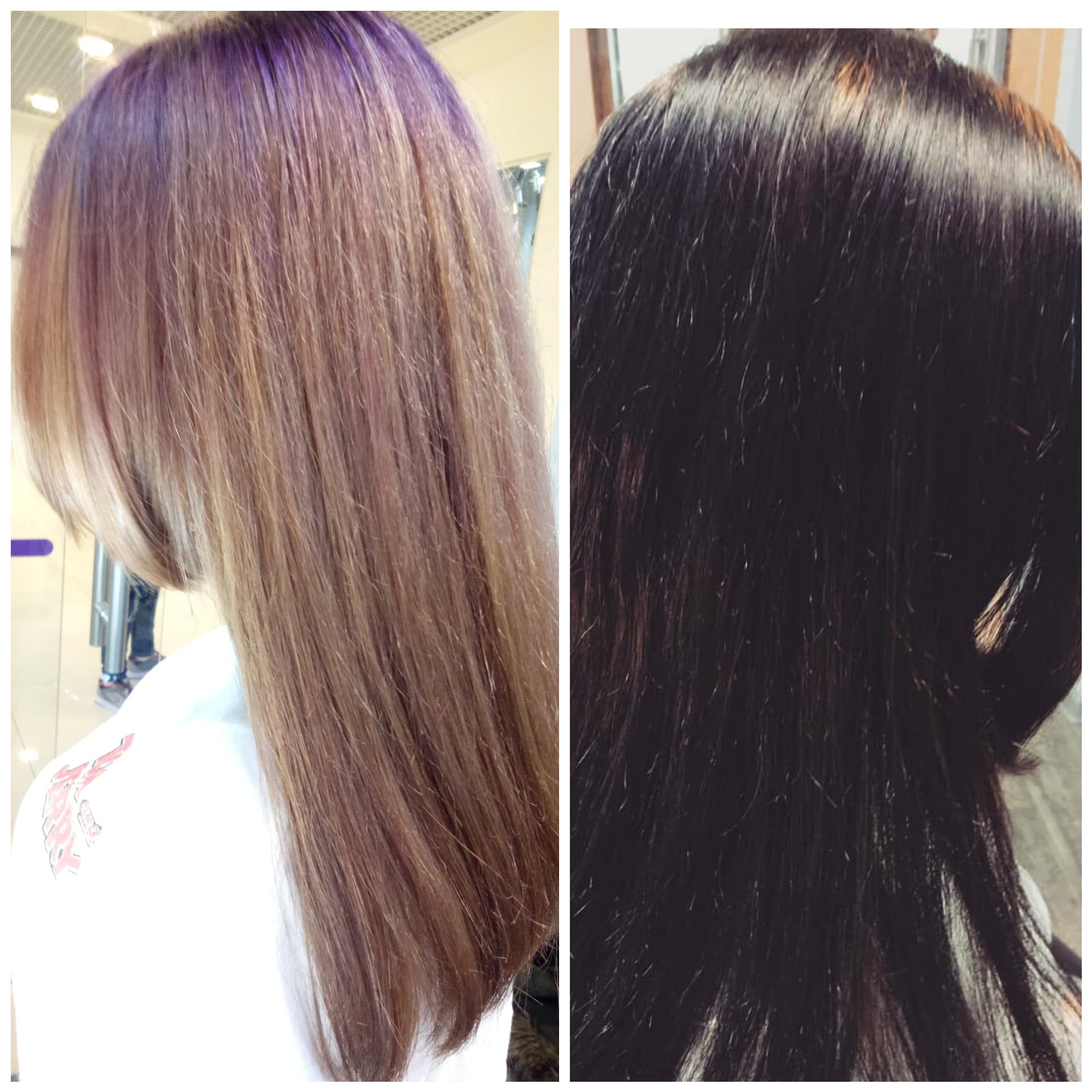 Сложное окрашивание темный блонд растяжка цвета, фото - Парикмахер Римма Дергунова